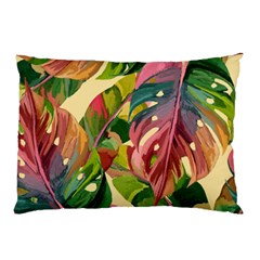 Monstera Colorful Leaves Foliage Pillow Case (two Sides)