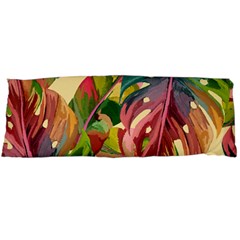 Monstera Colorful Leaves Foliage Body Pillow Case (dakimakura)