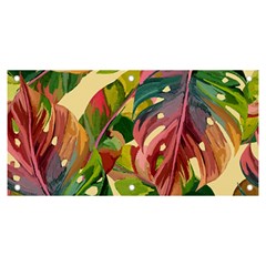 Monstera Colorful Leaves Foliage Banner And Sign 6  X 3 