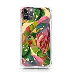 Monstera Colorful Leaves Foliage Iphone 11 Pro 5 8 Inch Tpu Uv Print Case by Maspions