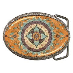 Mandala Floral Decorative Flower Belt Buckles