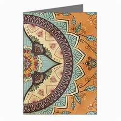 Mandala Floral Decorative Flower Greeting Cards (pkg Of 8)