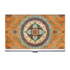 Mandala Floral Decorative Flower Business Card Holder