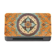 Mandala Floral Decorative Flower Memory Card Reader With Cf