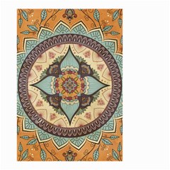 Mandala Floral Decorative Flower Small Garden Flag (two Sides)