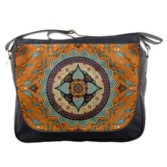 Mandala Floral Decorative Flower Messenger Bag