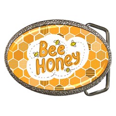 Bee Honey Honeycomb Hexagon Belt Buckles