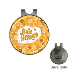 Bee Honey Honeycomb Hexagon Hat Clips With Golf Markers