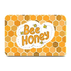 Bee Honey Honeycomb Hexagon Plate Mats by Maspions