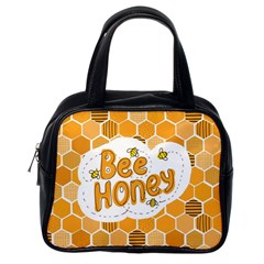 Bee Honey Honeycomb Hexagon Classic Handbag (one Side) by Maspions