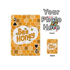 Bee Honey Honeycomb Hexagon Playing Cards 54 Designs (mini)