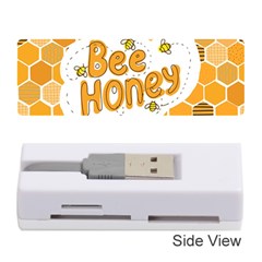 Bee Honey Honeycomb Hexagon Memory Card Reader (stick)