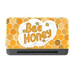 Bee Honey Honeycomb Hexagon Memory Card Reader With Cf