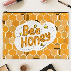 Bee Honey Honeycomb Hexagon Cosmetic Bag (xxxl) by Maspions