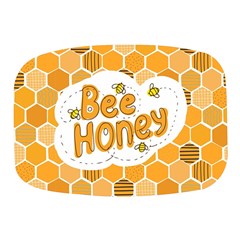 Bee Honey Honeycomb Hexagon Mini Square Pill Box