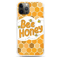 Bee Honey Honeycomb Hexagon Iphone 12 Pro Max Tpu Uv Print Case