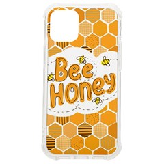 Bee Honey Honeycomb Hexagon Iphone 12 Mini Tpu Uv Print Case	