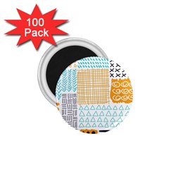 Premium Quality Elegant Orange 1 75  Magnets (100 Pack) 