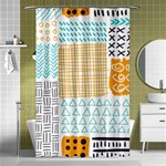 Premium Quality Elegant Orange Shower Curtain 48  x 72  (Small)  Curtain(48  X 72 )