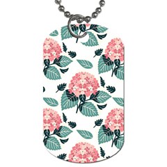 Flowers Hydrangeas Dog Tag (two Sides)