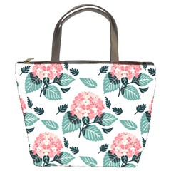 Flowers Hydrangeas Bucket Bag