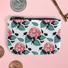 Flowers Hydrangeas Mini Coin Purse