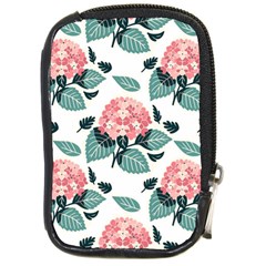 Flowers Hydrangeas Compact Camera Leather Case