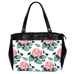 Flowers Hydrangeas Oversize Office Handbag (2 Sides)