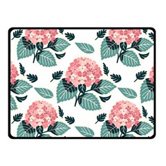 Flowers Hydrangeas Fleece Blanket (small) by Maspions