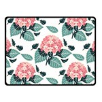 Flowers Hydrangeas Fleece Blanket (Small) 50 x40  Blanket Front