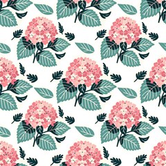 Flowers Hydrangeas Play Mat (square) by Maspions