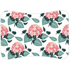 Flowers Hydrangeas Velour Seat Head Rest Cushion