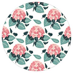 Flowers Hydrangeas Round Trivet