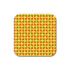 Pattern Shorts Watermelon Design Rubber Square Coaster (4 Pack)