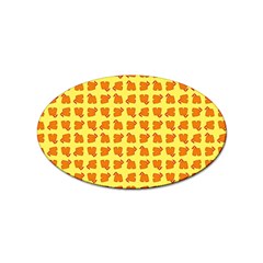 Pattern Shorts Watermelon Design Sticker (oval)