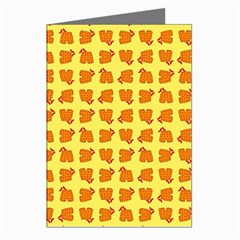 Pattern Shorts Watermelon Design Greeting Cards (pkg Of 8)