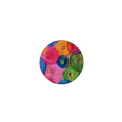 Colorful Abstract Patterns 1  Mini Buttons