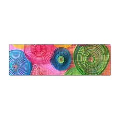 Colorful Abstract Patterns Sticker Bumper (10 Pack)