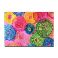 Colorful Abstract Patterns Sticker A4 (100 Pack)