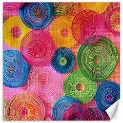 Colorful Abstract Patterns Canvas 12  X 12 