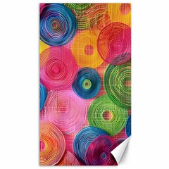 Colorful Abstract Patterns Canvas 40  X 72 