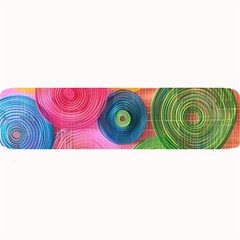 Colorful Abstract Patterns Large Bar Mat