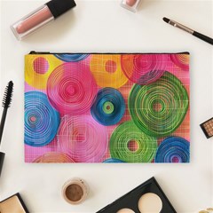 Colorful Abstract Patterns Cosmetic Bag (large)