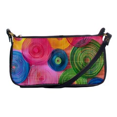 Colorful Abstract Patterns Shoulder Clutch Bag