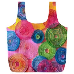 Colorful Abstract Patterns Full Print Recycle Bag (xl) by Maspions