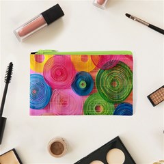 Colorful Abstract Patterns Cosmetic Bag (xs)