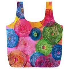 Colorful Abstract Patterns Full Print Recycle Bag (xxxl)