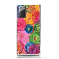 Colorful Abstract Patterns Samsung Galaxy Note 20 Tpu Uv Case