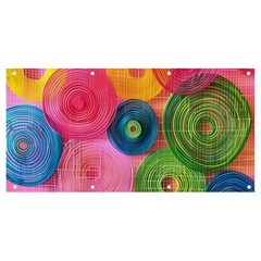 Colorful Abstract Patterns Banner And Sign 8  X 4 