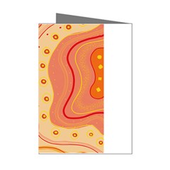 Lines Abstract Colourful Design Mini Greeting Cards (pkg Of 8)